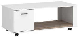 Modern Living Klubska Miza Cotia, Bela, Barva Hrasta