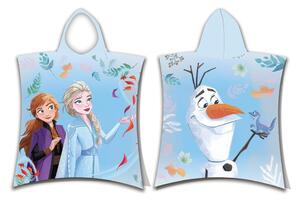 Moder otroški pončo iz frotirja Frozen 2 – Jerry Fabrics