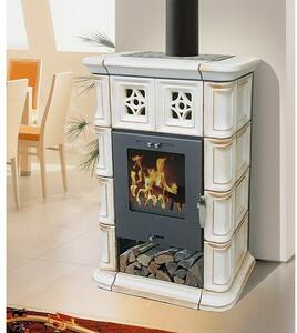 Domofire Kaminska peč Bonn II (7 kW, Kremno rjava barva)