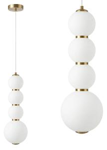 LED viseča stropna svetilka LHJ114-4CP krtačeno zlato