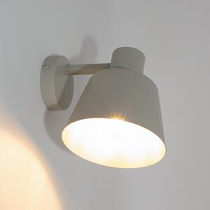 Stenna svetilka Dunka, taupe, 1-svetilna, jeklo, E27, višina 17 cm