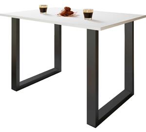 MID.YOU Pisalna Miza Lona, Bela, Črna, 160x80cm