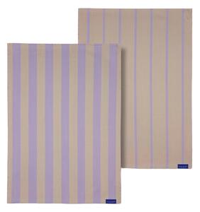 Bombažne kuhinjske krpe v kompletu 2 ks 50x70 cm Stripes – Mette Ditmer Denmark