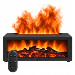 Difuzor dekorativni RGB LED kamin 150ml vlažilec zraka USB daljinec - Zortiva
