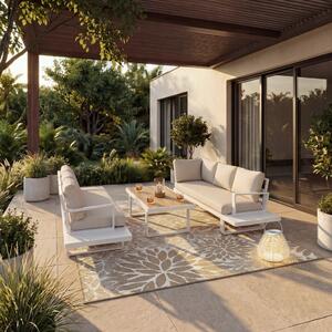 Bessagi Garden Lounge Garnitura Tilly, Krem