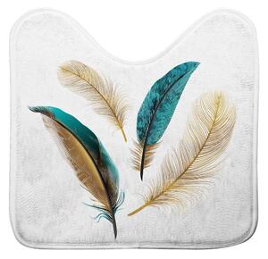 Bela kopalniška preproga za WC 45x45 cm Plumiss – douceur d'intérieur