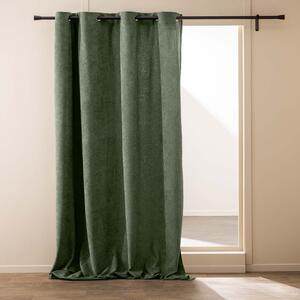 Zelena bouclé zavesa 140x260 cm Winona – douceur d'intérieur