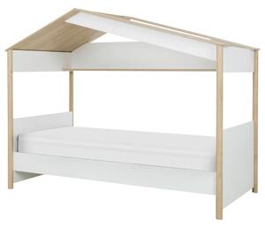 Mömax Postelja Matis, Bela, Barva Kostanja, 90x200