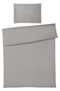 POSTELJNINA 140/200 cm saten siva