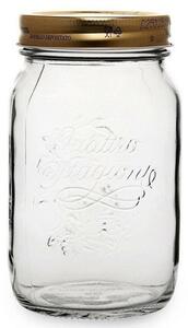 Bormioli Rocco Stekleni kozarec s pokrovom QuattroStagioni, 1 l, 1000 ml
