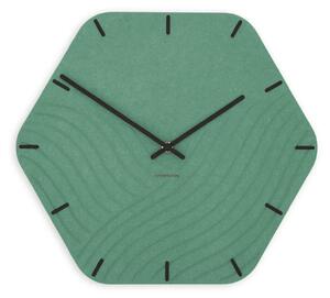 Stenska ura Luxhora Unda Mint Green 11 barv kazalcev