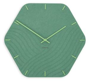 Stenska ura Luxhora Unda Mint Green 11 barv kazalcev