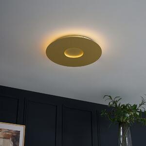 Sodobna stropna svetilka zlata 40 cm vklj. LED s 3-stopenjskim zatemnjevanjem - Morning