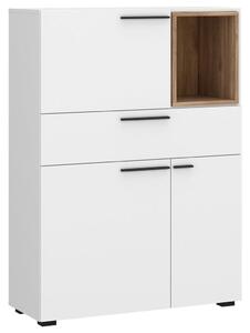 Modern Living Komoda Marlow, Bela, Barva Hrasta
