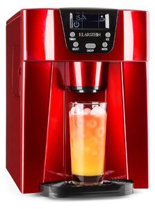Klarstein Ice Volcano 2G Ledomat | 12kg vsakih 24h | 2l | 6-10min rdeč