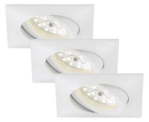 Briloner 7210-036 - SET 3x LED Vgradna svetilka ATTACH LED/5W/230V IP23 bela