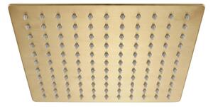 Kvadratna nadglavna prha REA JS-P015BG 25cm Brush Gold