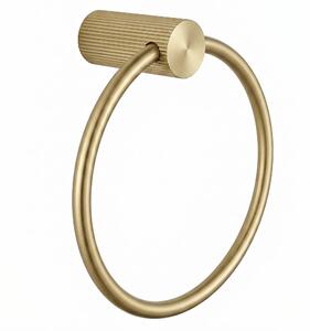 Kopalniški obešalnik Ring 64106 SOLO Brush Gold
