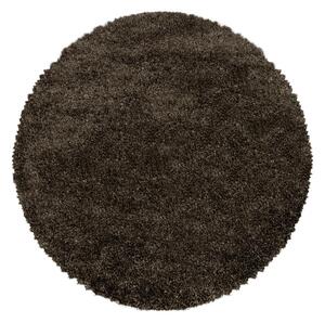 Mömax Preproga Fluffy, Ø 200cm, Rjava