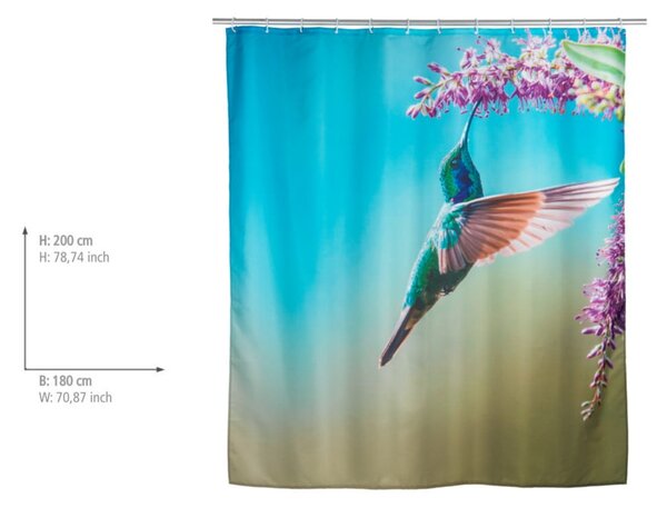 Zavesa za tuš 180x200 cm Managua – Wenko