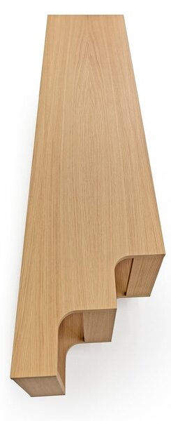TV omarica v hrastovem dekorju v naravni barvi 189x50x44 cm Shift – Woodman