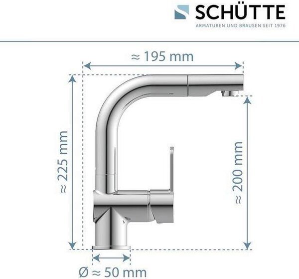 Schütte Armatura Za Umivalnik London -Sb-