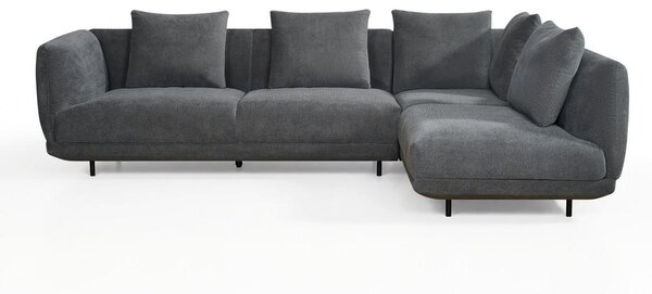 Bessagi Home Sedežna Garnitura Celina, Temno Siva