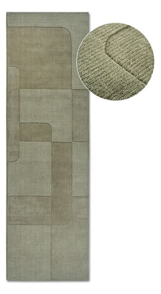 Zelen ročno tkan volnen tekač 80x250 cm Charlotte – Villeroy&Boch