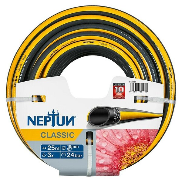 Neptun Classic Vrtna cev (Dolžina: 25 m, Diameter cevi: 19 mm, ¾″) productname.garantie.plussign BAUHAUS garancija 10 let