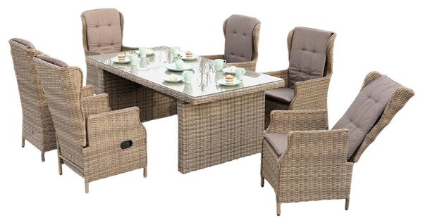 Gardenson Vrtni Set Riviera, 7-Delni, Z Blazinami
