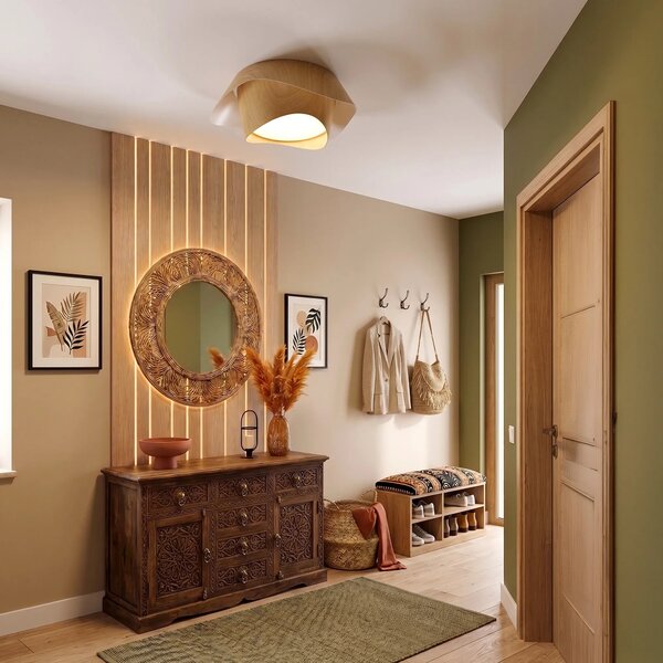 Stropna svetilka LED APP1930-C 40cm WOOD