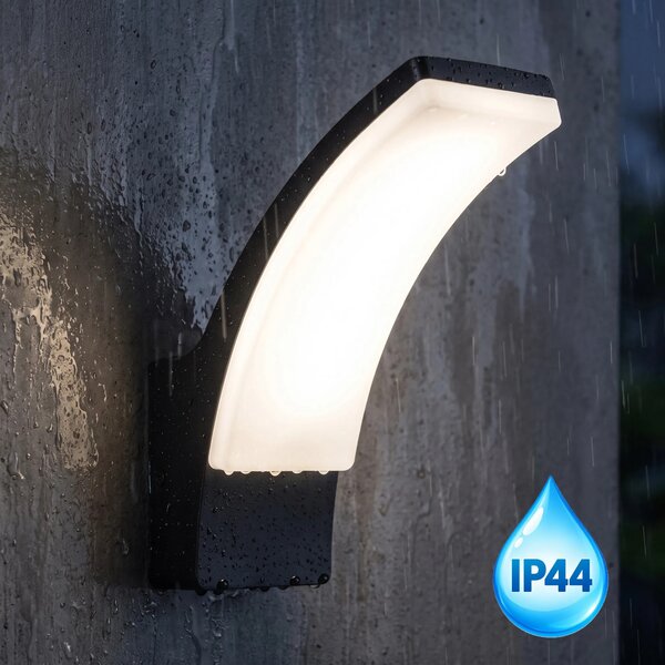 Fasadna LED stenska svetilka JNH032-G črna