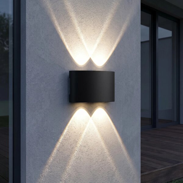 Fasadna stenska svetilka LED JNH039-4G Black
