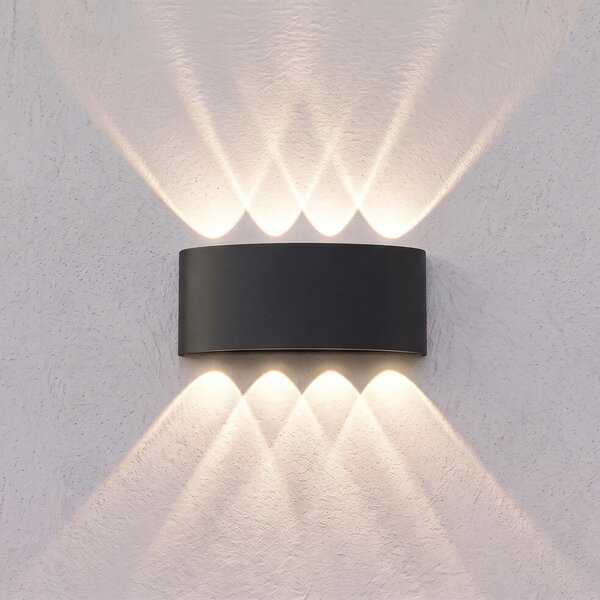 Fasadna stenska svetilka LED JNH041-8G Black
