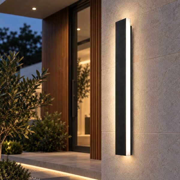 Fasadna LED stenska svetilka JNH035-G 60 črna