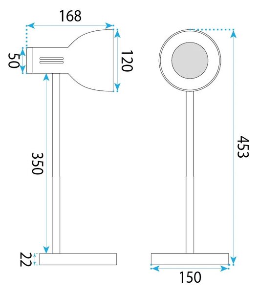 Namizna Svetilka JNH046-1T WHITE