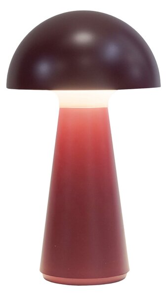 Sirius LED namizna svetilka na baterije Sam v barvi bordo, iz plastike, višina 28 cm,, zatemnjen, Rdeča, Plastika, Skandinavski