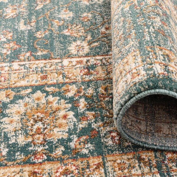 Modrozelena preproga 160x220 cm Raja – Asiatic Carpets