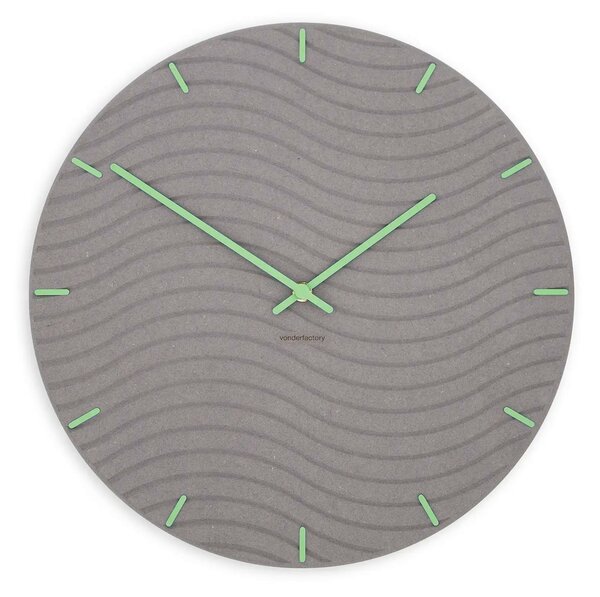 Stenska ura Luxhora Rivella Light Grey 11 barv kazalcev