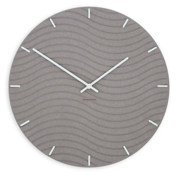 Stenska ura Luxhora Rivella Light Grey 11 barv kazalcev