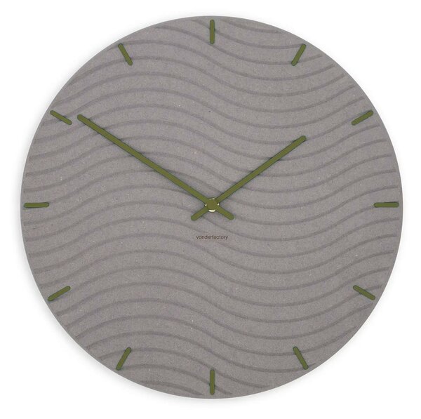 Stenska ura Luxhora Rivella Light Grey 11 barv kazalcev