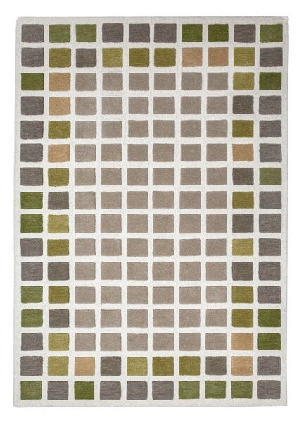 Zelena ročno tkana volnena preproga 140x200 cm Renga Wool – Flair Rugs