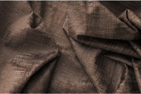 Zatemnitvena zavesa LOOM VELVET 140x250 cm, rjava Za obesiti: Kovinski obročki