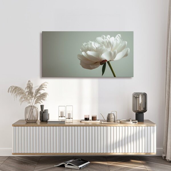 Slika cvetlična eleganca na beli