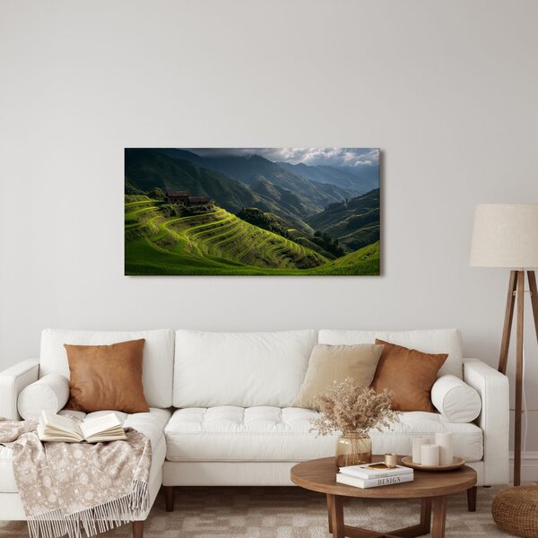 Slika harmonične gorske pokrajine