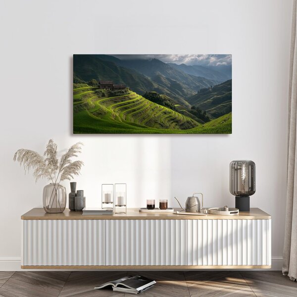 Slika harmonične gorske pokrajine