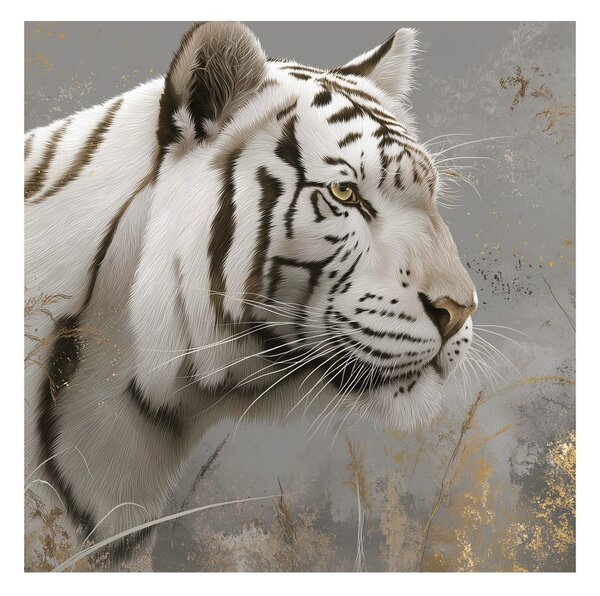 Slika veličasten tiger v naravi
