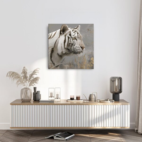 Slika veličasten tiger v naravi