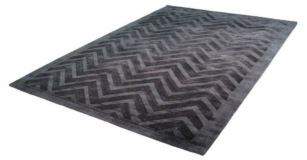 RAVNO TKANA PREPROGA 80/150 cm taftano antracit, siva