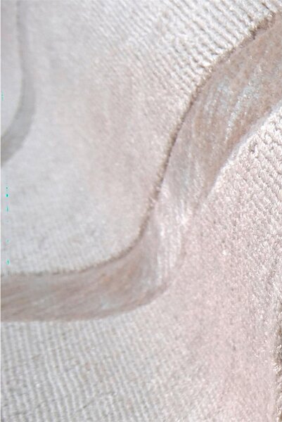 TKANA PREPROGA Luxury 210 Elfenbein / Taupe 80/150 cm tkano krem barve, rjavosiva